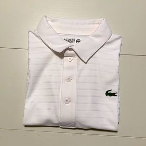 Lacoste sport textured polo